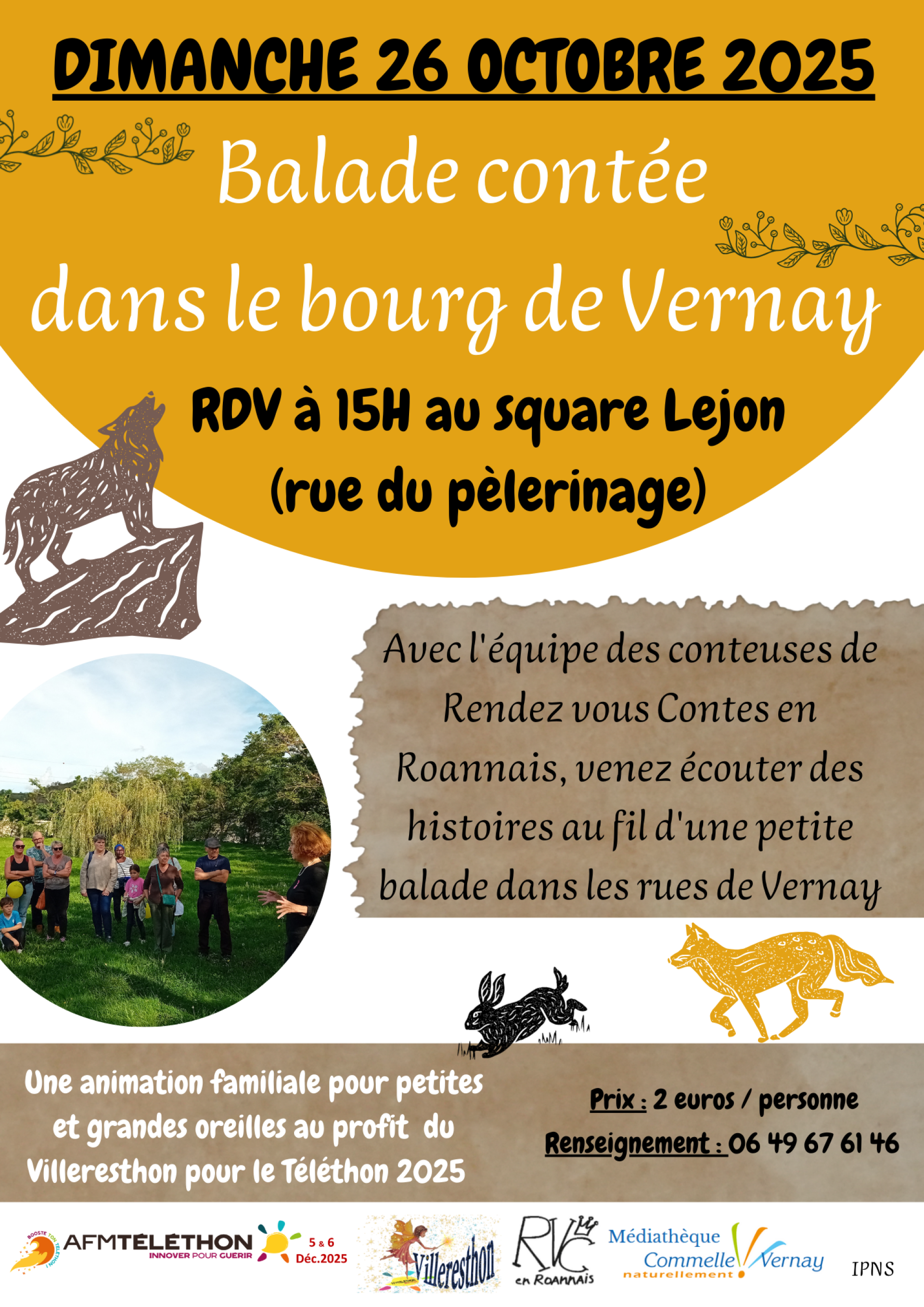 Balade contée dans le bourg de Vernay 